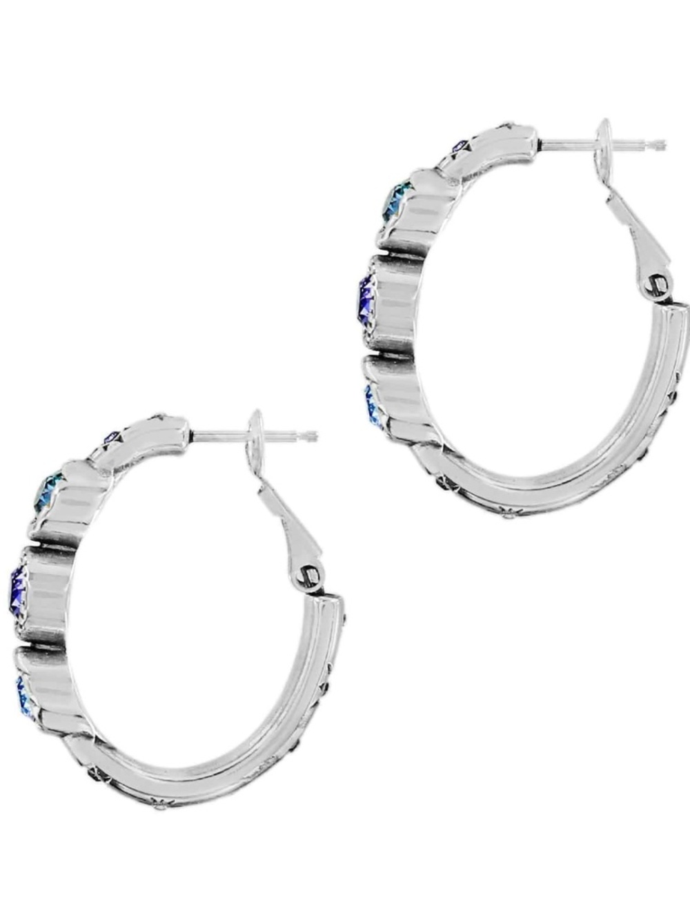 🩵🆕 Brighton 💜Halo Trio 💙Hoop Earrings NWT - Picture 2 of 6